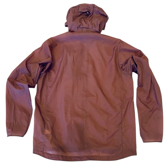 Patagonia NWT Houdini Men’s Jacket Mauve Lightweight Windbreaker Hood Large - Picture 11 of 16